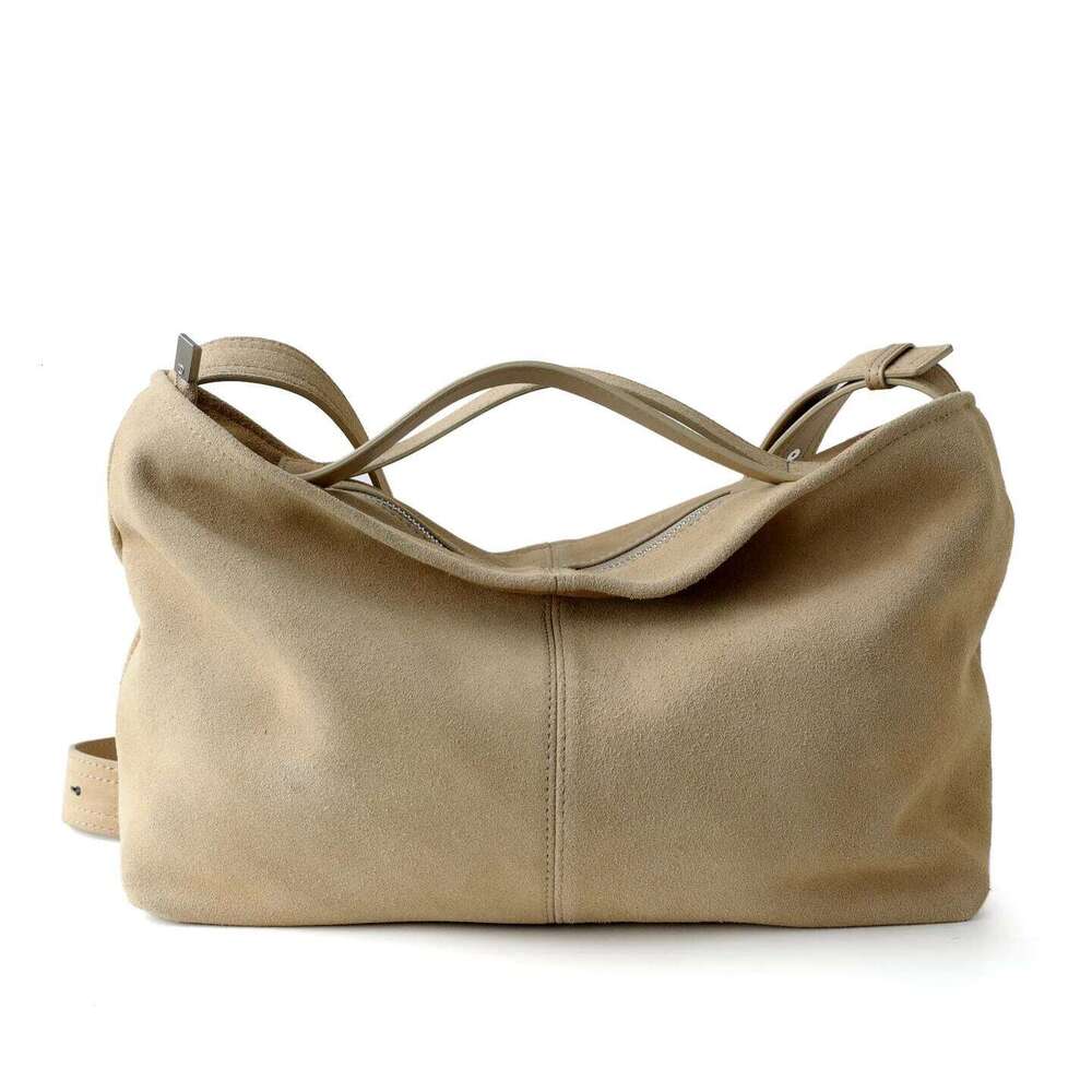 Suede Women's Autumn Winter Tote Bag New Niche Design Large Capacity Frosted Cowhide Handbag Vintage One-Shoulder Crossbody Bag St251219