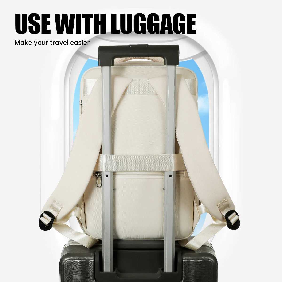 city Backpack Multi-Functional Conference Luggage Backpack Female Student Travel Computer Bag High-Looking Business Trip Backpack 2025 New ModelM25122