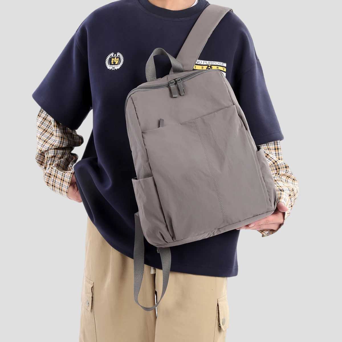 or Business Trips Large Capacity Oxford Waterproof Lightweight Nylon Backpack Multi-Functional Commuting Travel Computer Bag for School and ClassesM25