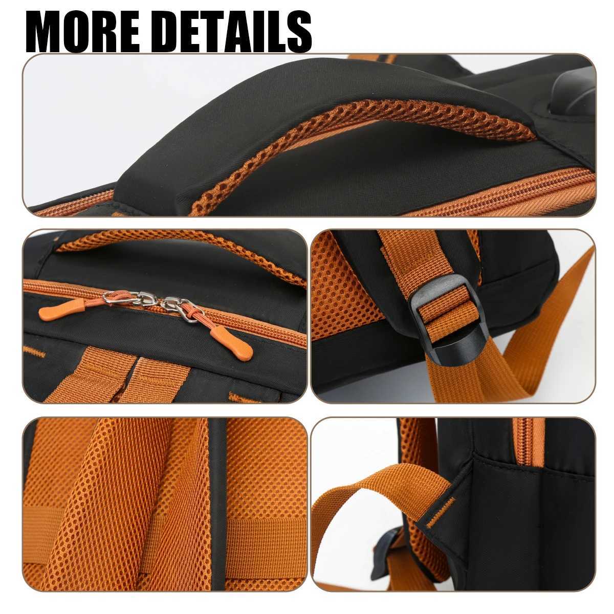 Fashionable Business Backpack for Men Lightweight School Bag for Business Trips College Students Commuting Mens Laptop Backpack Womens Carry-OnM251222