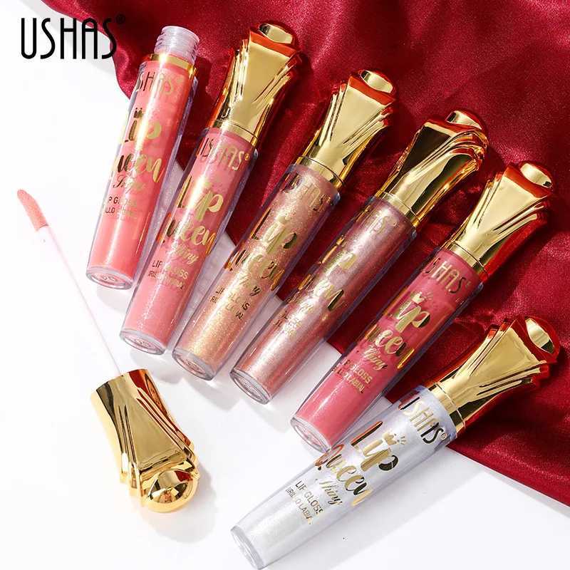 USHAS Hot Matte Scepter Beauty Lip Gloss Gilt Glitter Long-lasting Moisturizing Liquid Cosmetics Festival Gift For Women MakeupsT251222