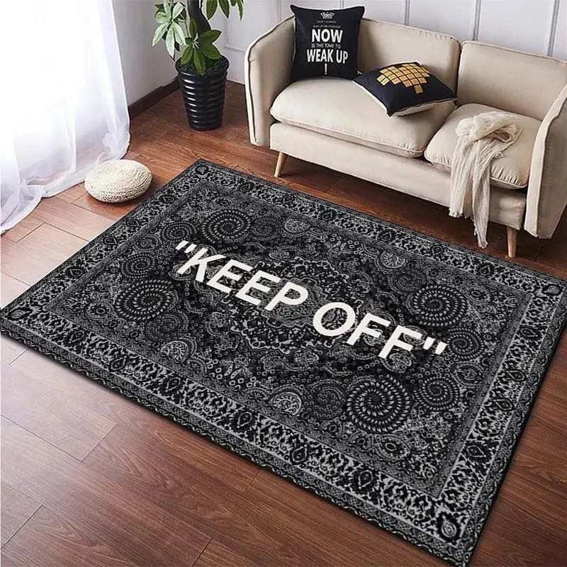 KEEP OFF Rug Cashew Flower Classic Paisley Cashmere Large Carpet Hypebeast Decor Parlor Bedroom Playroom Artistic Premium Floor Mat