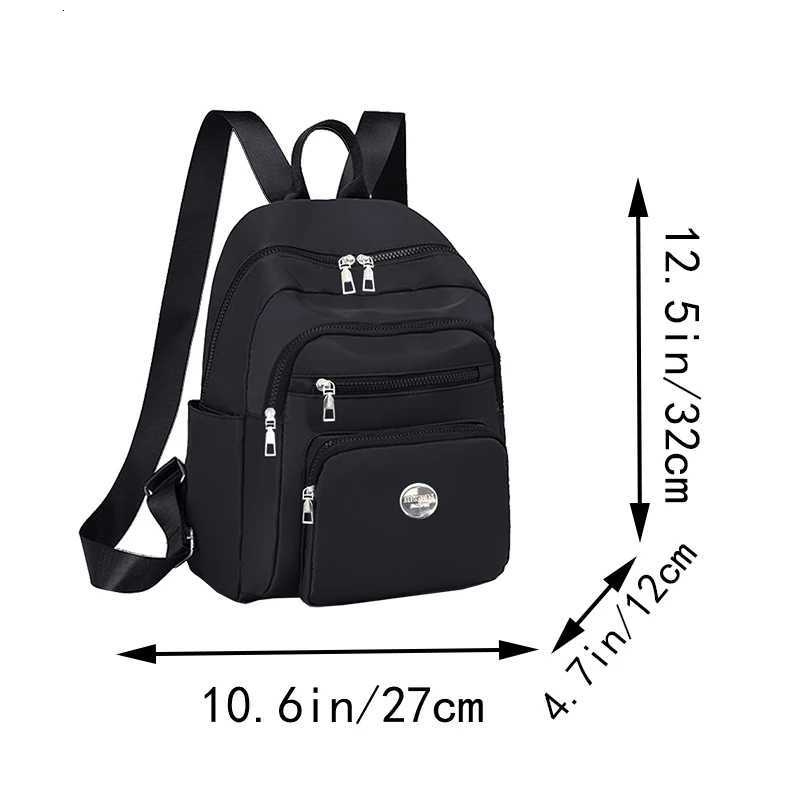 Neutral style backpack for men and women suitable for travel and outings Single shoulder bag with multiple pocketsM251222
