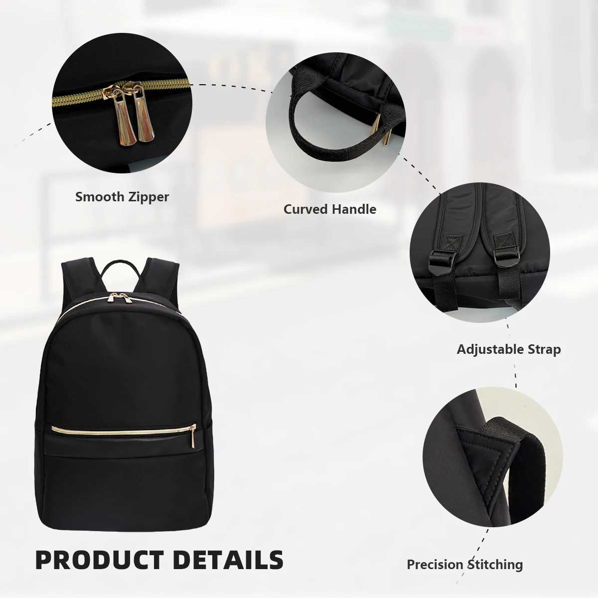 Business Backpack for Women for Work Commuting Business Trips Meetings Travel Large Capacity 2025 New Model Lightweight Laptop Bag Backpack for Shoppi