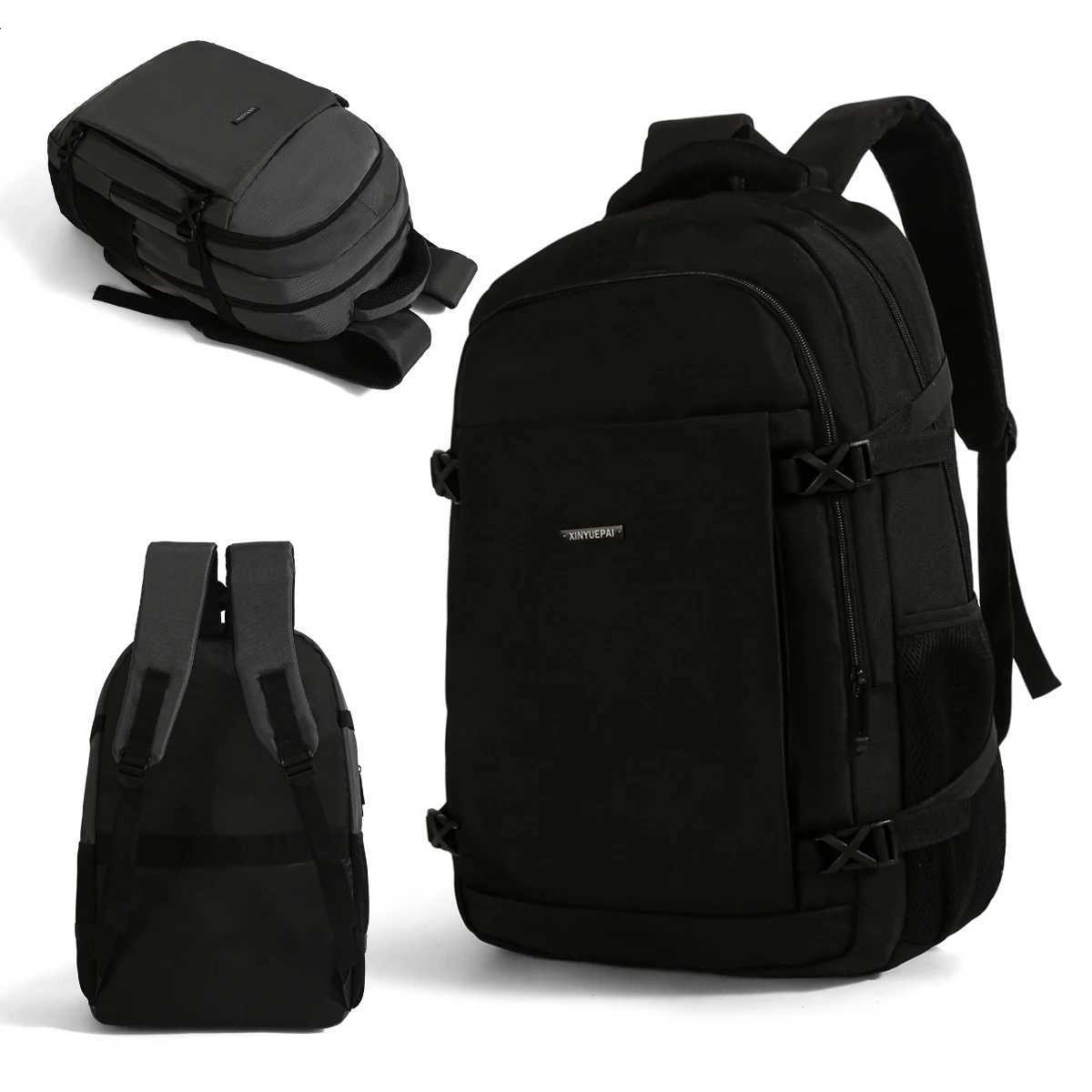 Backpack Mens Large Capacity Nylon Business Travel Bag Fashion Trend School Bag Casual 15inch Computer Backpack Student Class BoardingM251222