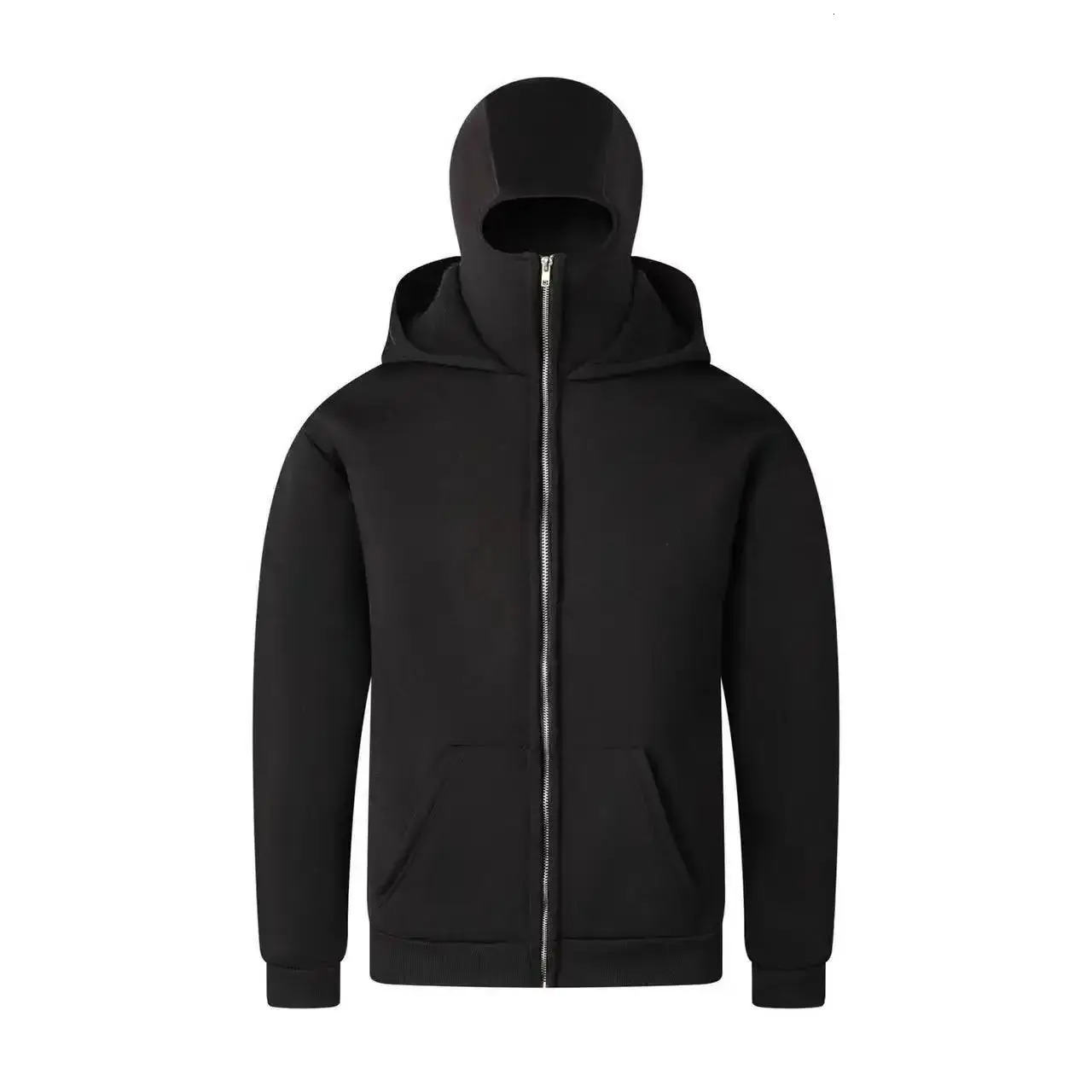 2025 Autumn/Winter Mens Ninja Hooded Loose Y2K Sport Shirt Street Loose Casual Masked Sweatshirt Windproof Double Hoodie 251216