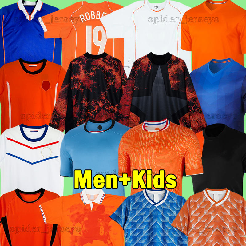 XXXL 4XL 25 26 Netherlands national football team Soccer Jerseys Retro 2014 08 1998 96 1988 MEMPHIS DUMFRIES Men Uniforms 2025 XAVI Goalkeeper Long sleeves kids kits