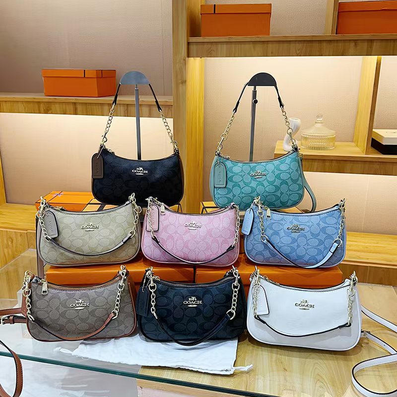 10A teri shoulder bag Teri Bag Designer Bag mini crossbody bag Women Classic Old Flower hobo bag Casual Handheld Chain Bag Half Moon Bag Smooth Leather Shoulder Bag