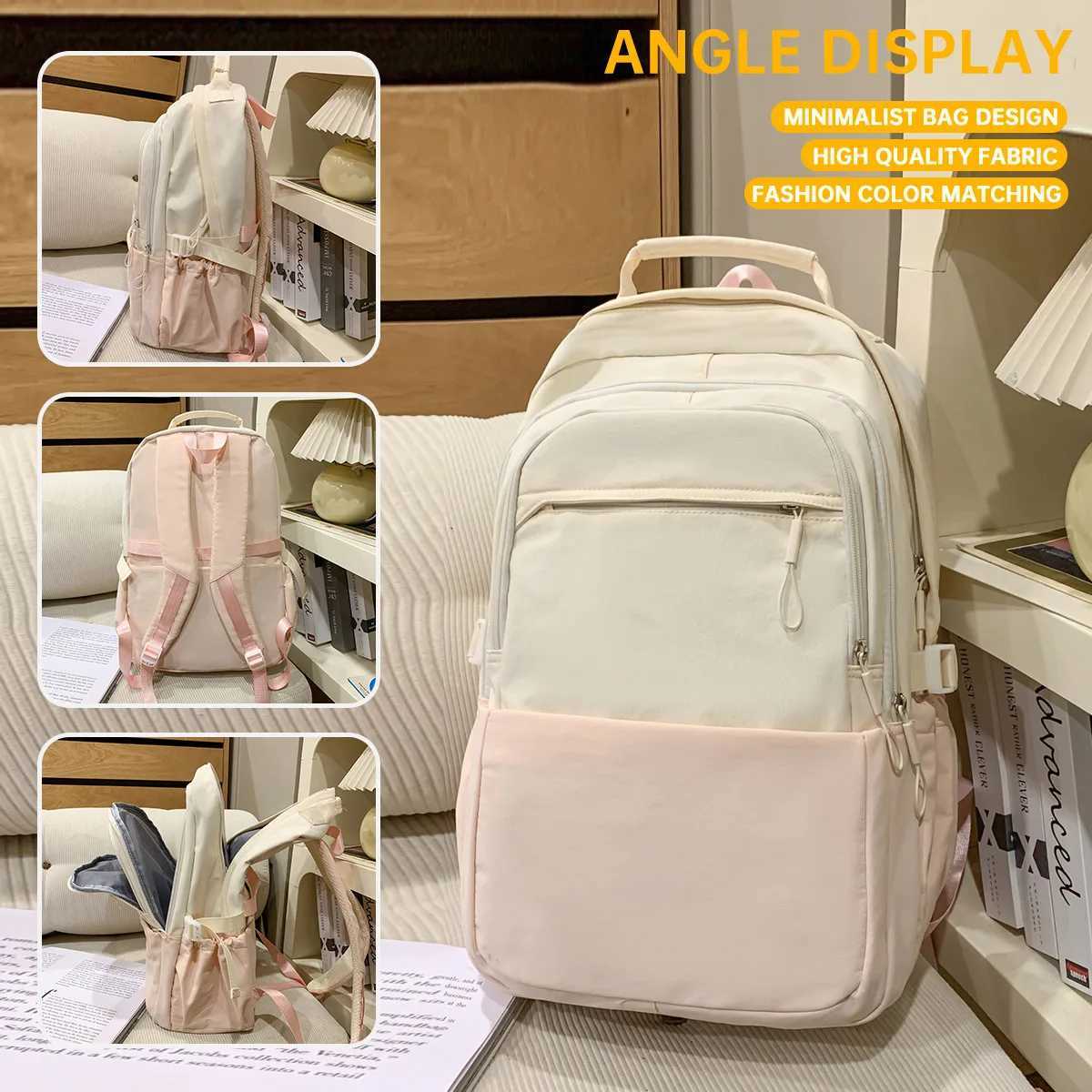 Backpack for College Students Womens Travel Lightweight Backpack Travel and Commuting 16inch Laptop Bag for Middle School StudentsM251222