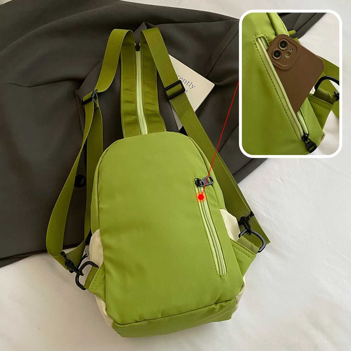 table Shoulder Bag Crossbody Bag 2025 New Chest Bag Mens and Womens Ultra-Light Portable Small Bag Sports Trendy Bag Cycling Outdoor Sports Mountainee