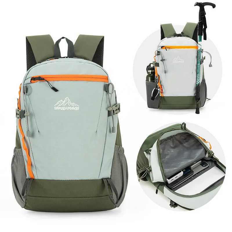 Lightweight Mountaineering Bag 20 Liters Mens Backpack Outdoor Hiking Backpack s Travel Lightweight College Student BagM251222