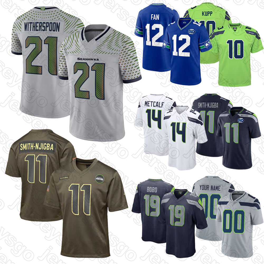 Cooper Kupp Football Jersey Seahawkss Jalen Milroe Devon Witherspoon Sam Darnold Byron Murphy II Jaxon Smith-njigba Kenneth Walker Nick Emmanwori Seattle Jersey