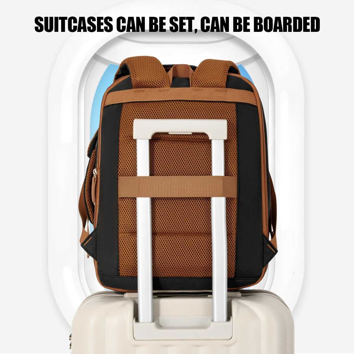 High School Backpack for s Good-Looking School Bag Junior High School Student Large-Capacity Computer Backpack Mens Business Trip Commuting OutdoorM25