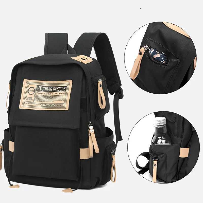 Backpack Mens Large-Capacity Computer Backpack Travel Bag Mountaineering Bag Junior High School and High School FemaleM251222
