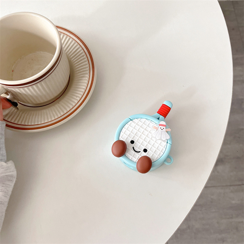 ins Cute Baseball Emoji Compatible with 4/Pro3 Apple Wireless Bluetooth 2nd Generation Earphone Case