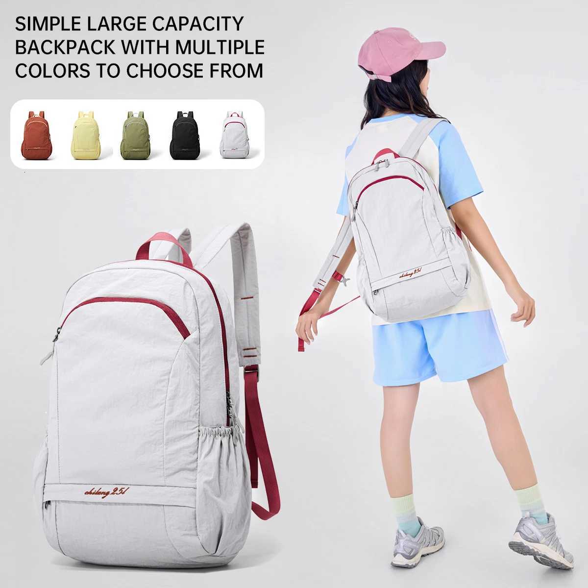 Waterproof Outdoor Backpack Womens Travel Lightweight Travel Backpack School Bag Ultra-Lightweight Mountaineering BagM251222