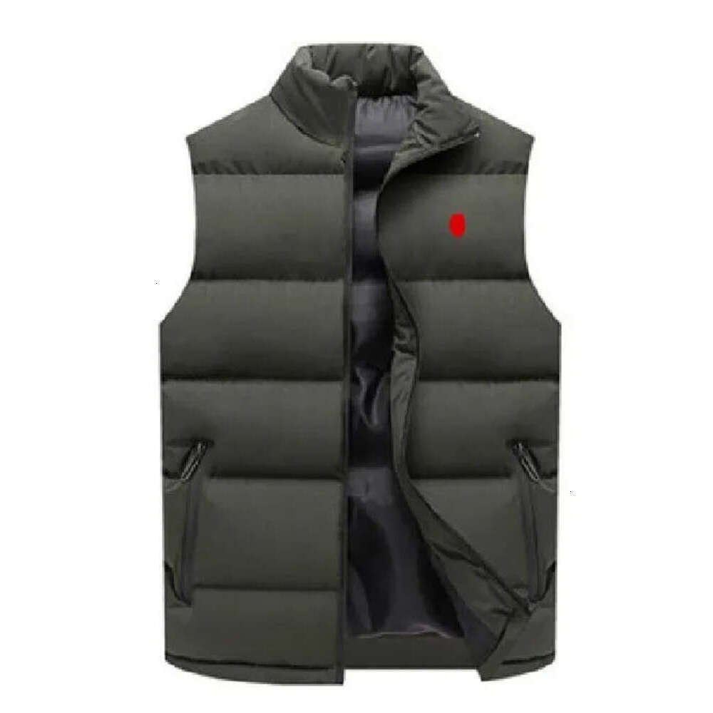 Ralflurenly Puffer Vest Designer Luxury Casual Brand Jacket Mens Vests Classic Pony Printed Stand Up Collar Vest Warm Cotton Gilet Coats Warm Vest 3B5 028