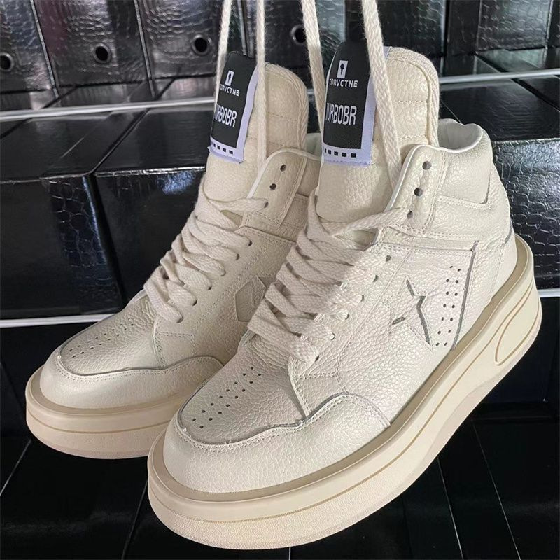 free shipping Fashionable minimalist high cut thick soled sneakers for couples spring autumn sports leisure shoes new