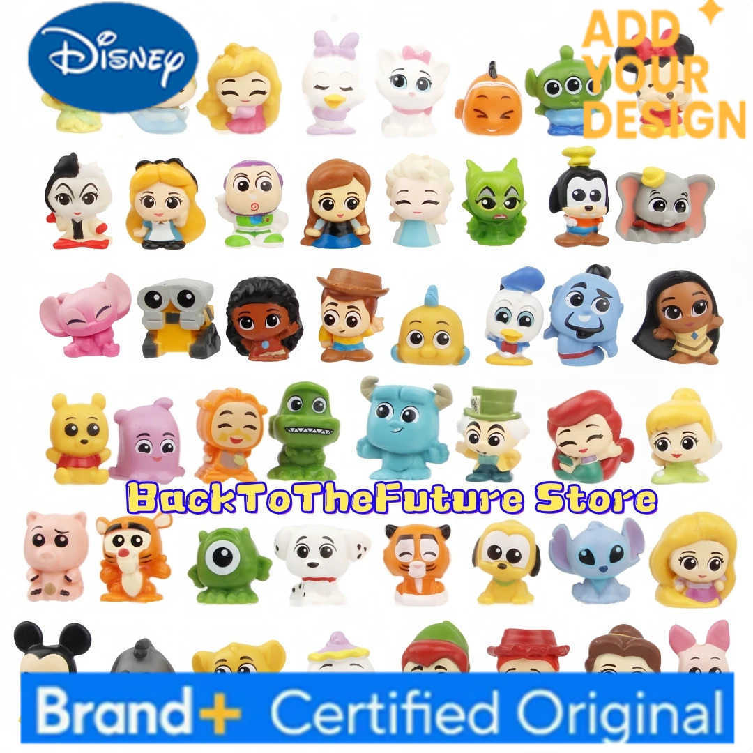 Disney Family Toy Story Frozen Princess Mickey Woody 48pcs/set 3cm Action Figures Mini Dolls Kids Toys Model for Children Gift H251222
