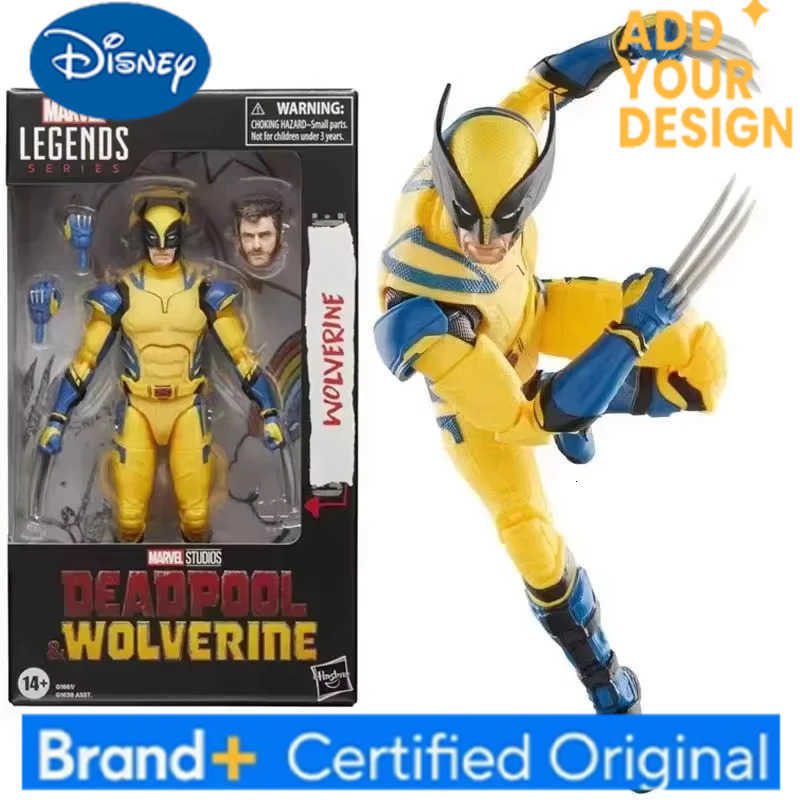 Disney New Deadpool X Wolverine Men Legend Series Action Figure Wade Winston Wilson Figures Joint Mobility Model Collection Toys Gifts H251222