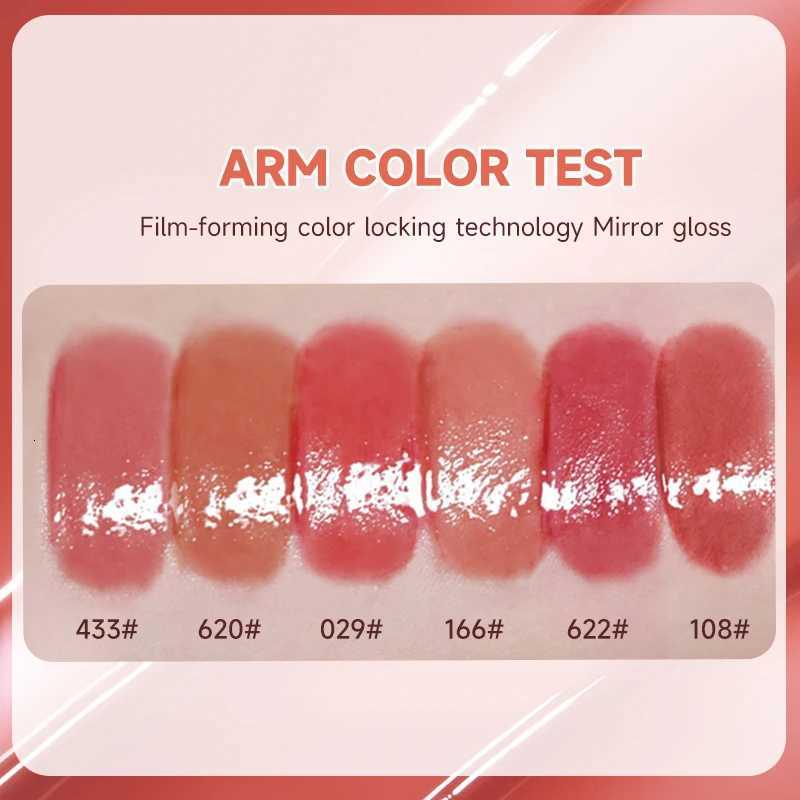 Glossy Lipstick-Lasting Hydrating Lip Gloss Water Light Mirror Glossy Glass Lip Glaze Waterproof Non-Sticky Non-Stick CupT251222