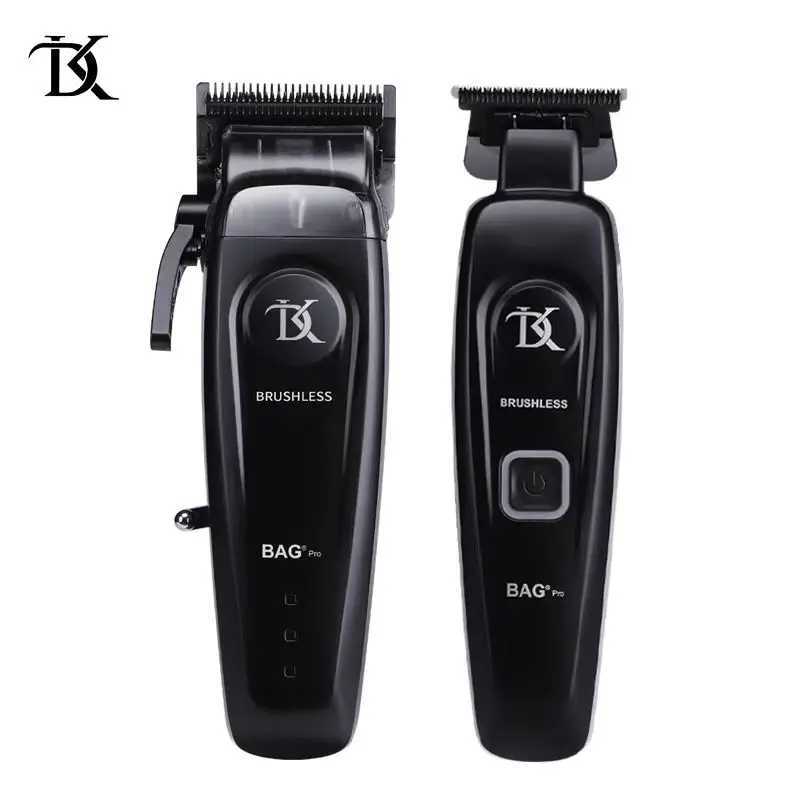 Professional Mens Hair Clippers 2025 DKBAG-078 USB Charging DLC Blade Serrated Beard Trimmer with Brushless Motor 7200 RPMT251217