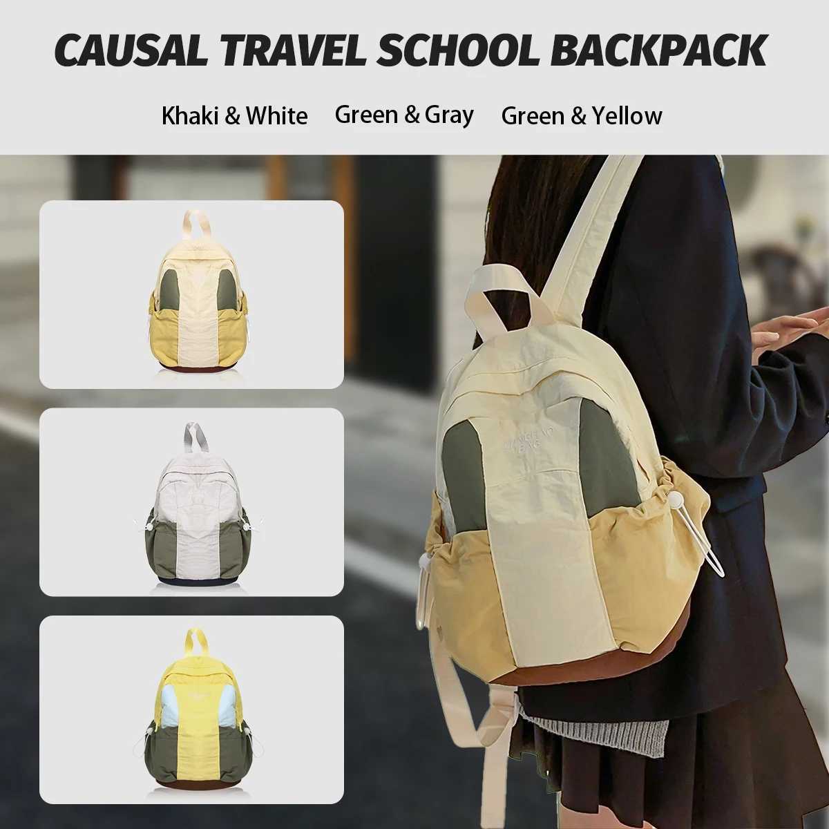 Outdoor Hiking Small Backpack Lightweight Mountaineering Bag Womens Summer Ultra-Light Sports Lightweight Backpack Small School BagM251222