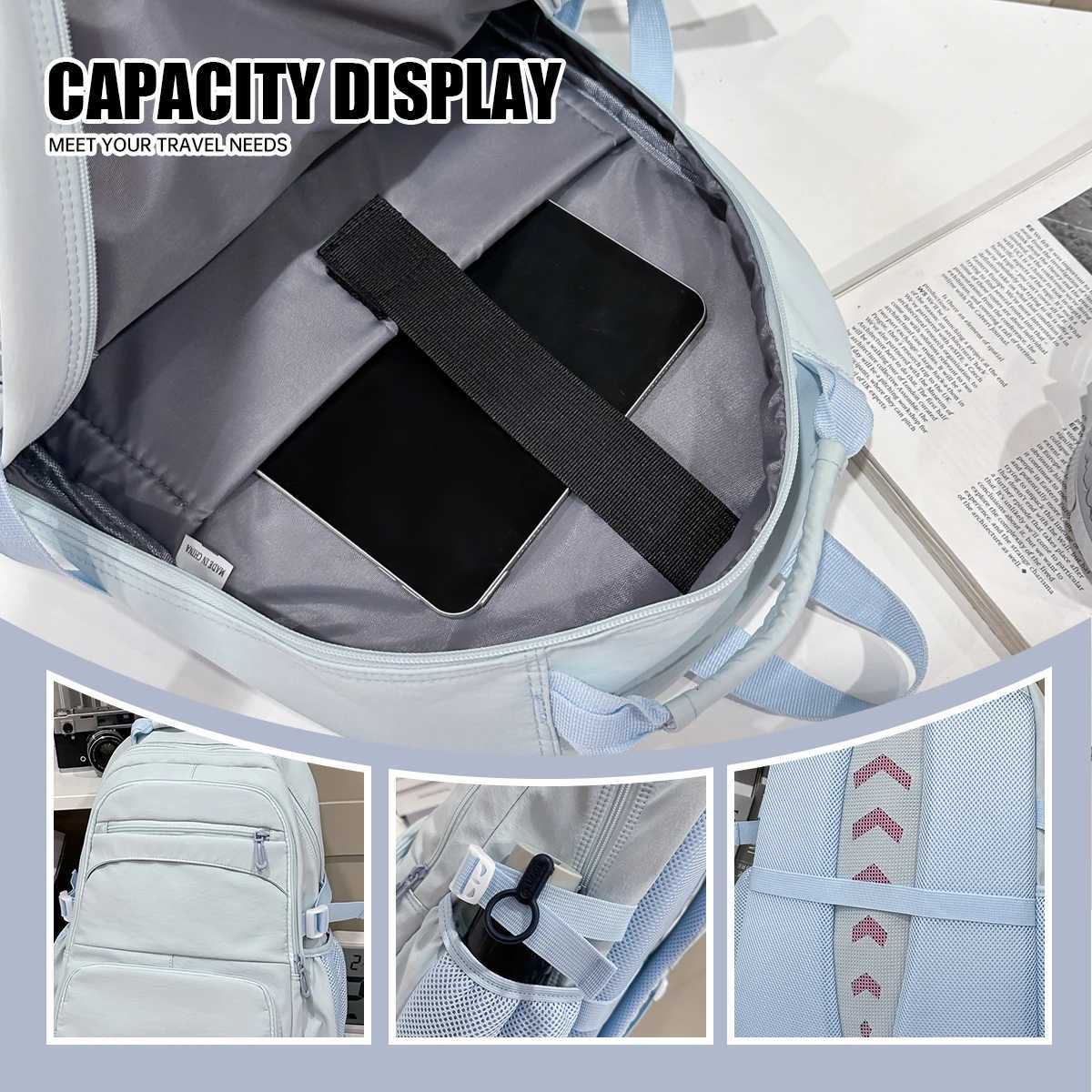 School Students Schoolbags for s in Grades Three to Six Large Capacity Junior High School Students High School Students 2025 New Style Backpacks for W