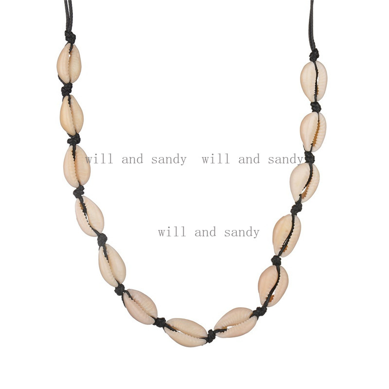 Bohemian Cowrie Shell Choker Necklace for Women Boho Summer Beach Shell Jewelry Gift String Shell Necklaces Fine Jewelry Holiday Birthday Gift