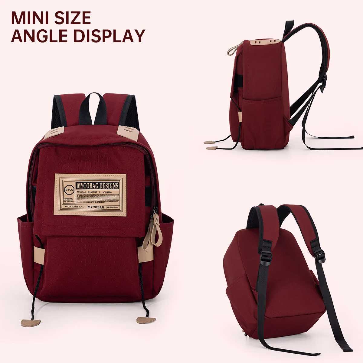 Large-Capacity Schoolbag Female K-Style Simple Middle School Student Junior High School Student Backpack 2025 New Trendy VersatileM251222