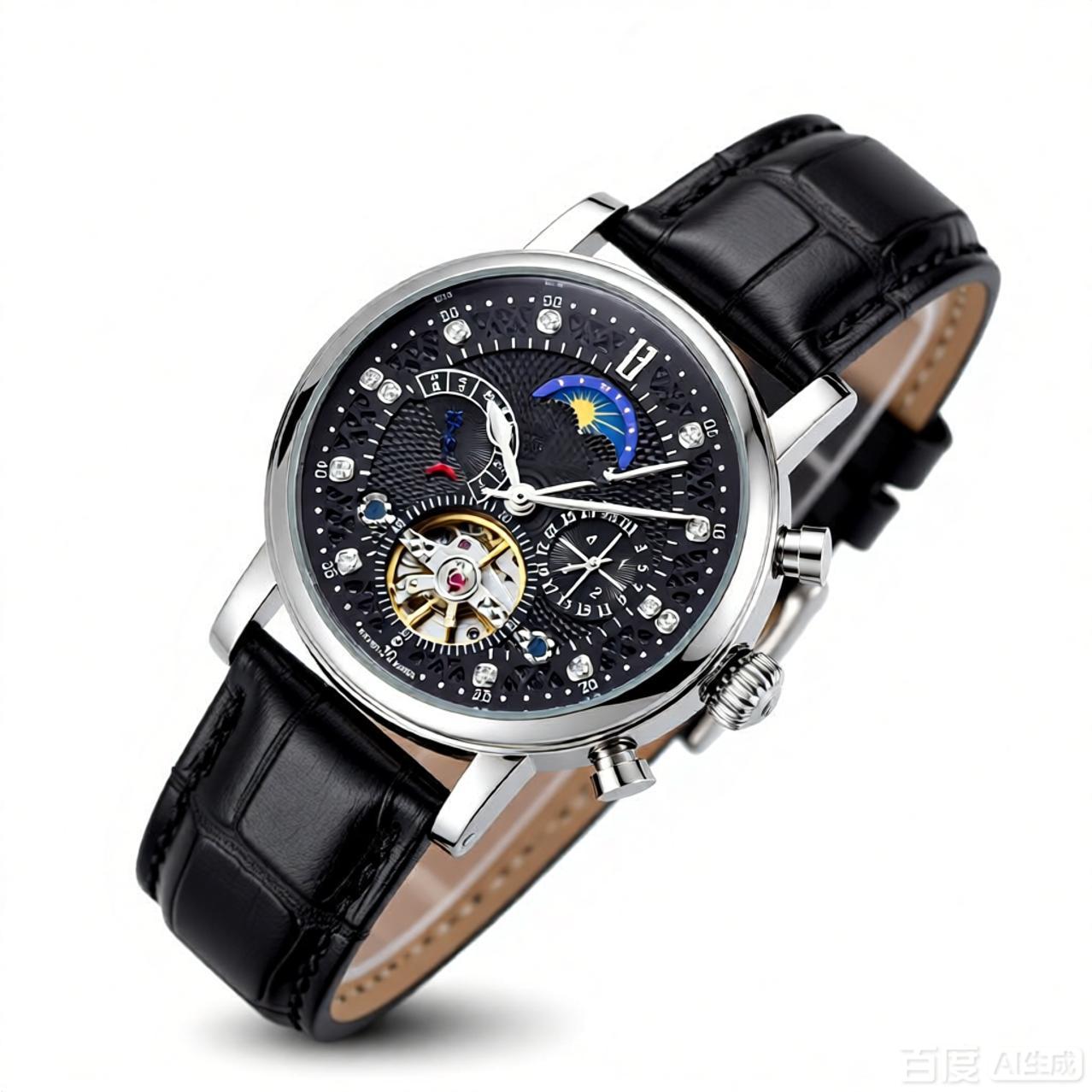 musthave minimalist mens wrist watches watches for men two tone timer durable mechanical timepiece chronograph business style mens watches