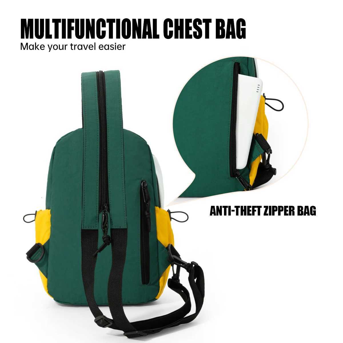 se Portable Small Shoulder Bag Lightweight Crossbody Bag Backpack Sports Hiking Bag Chest Bag Womens Single Shoulder Bag Outdoor Camping and CyclingM2