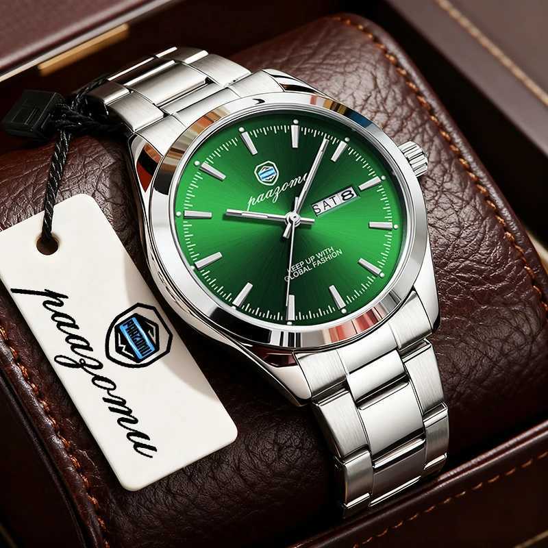 PAAZU Luxury Ladies Luminous Waterproof Week Date Wan Wrist Stainl Steel Wen Quartz es Fem M251222