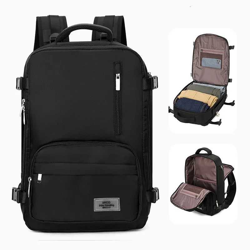 Backpack Mens Business Trip Large Capacity 2024 New Student School Bag Work Clothing Computer BackpackM251222