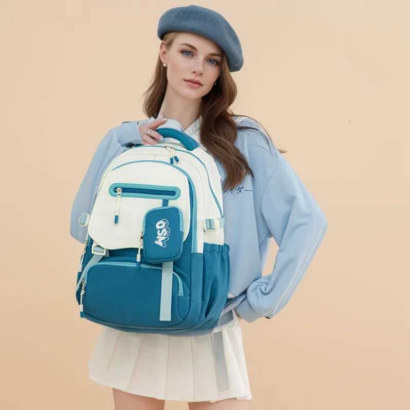 Schoolbags for Primary School s in Grades 3-6 Female High-Looking Junior High School Students Korean Style BackpacksM251222