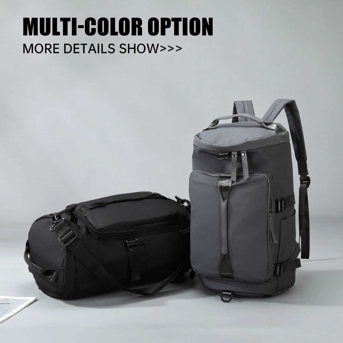 ens Shoulder Bag Multifunctional Business Travel Bag Casual Backpack Rucksack Hiking Bag School Bag Luggage Bag Can Be Carried by Hand or Worn Cross-B