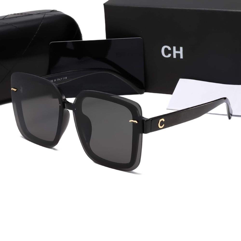 Brand Designer fashion Sunglasses for women Men exquisite Y2K Vintage Full Frame Driving Beach shading UV protection polarized glasses gift With box nice