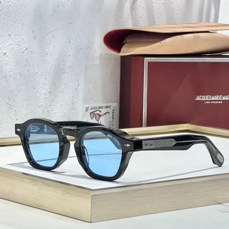 JMMs ZEPHIRIN Sunglasses 10th Anniversary Handmade TOP Quality Designer Sunglasses Fashion Acetate Frame UV400 Classic Sunglass & Original Box Size 44-25-146 523Z