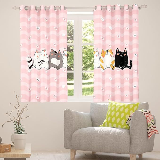 YL-38024 High-Density Blackout Curtain Red Lips Series 2, Digital Printed, Custom Patterns and Sizes Available