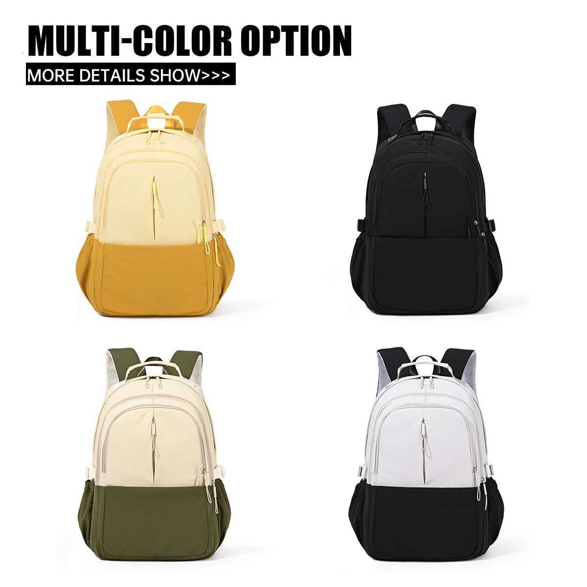 or Women Large Capacity Junior High School Student Schoolbag Burden-Reducing Spine-Protecting Lightweight New Style High School Student Travel Backpac