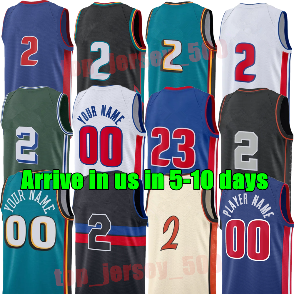 Custom Cade Cunningham Jaden lvey Basketball Jerseys lsaiah Stewart Jalen Duren Caris LeVert Marcus Sasser City Ron Holland ll Tobias Harris Men kids youth jersey