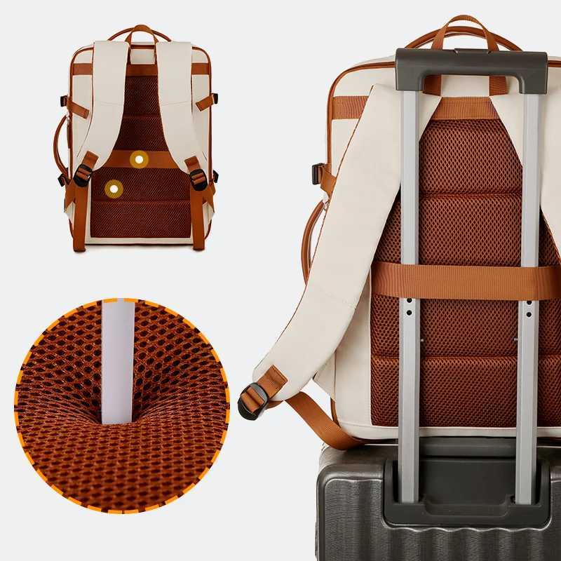 Laptop Bag for Women 2024 New 14-Inch Lightweight Anti-Fall and Shockproof Backpack Travel BackpackM251222