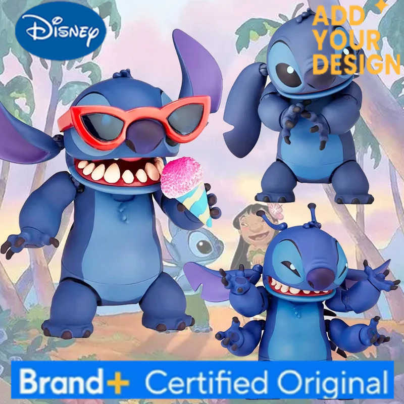 Disney New Kaiyodo Stitch Action Figure Revoltech Stitch Figurine 626 Joint Movable Figures Kid Toys Children Gifts H251222