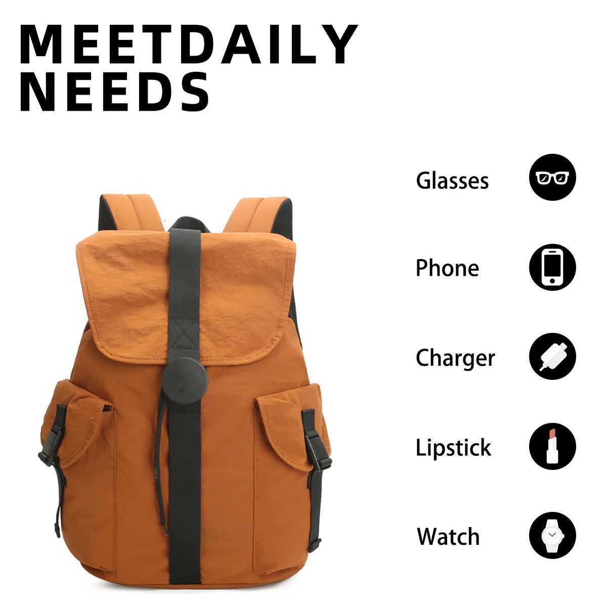 Backpack for Women Lightweight and Stylish Travel Bag Swimming Bag Multifunctional Sports Backpack High School Backpack College Student Backpack HikiM