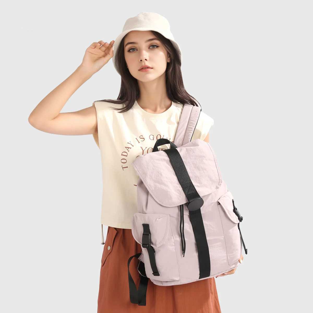 Backpack for Women Lightweight and Stylish Travel Bag Swimming Bag Multifunctional Sports Backpack High School Backpack College Student Backpack HikiM
