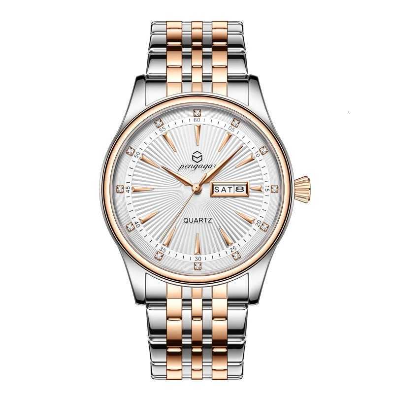 PAAZU Luxury Man Waterproof Luminous Date Men Stainl Steel M Clock Sport Fashion Mens Quartz es M251222