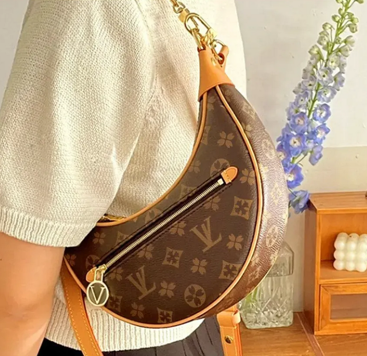 Luxury designer Bag Loop bag Croissant bags shoulder hobo Purse M81098 half-moon baguette underarm Handbag chain louisities vittonn bag viitton bag vuittion