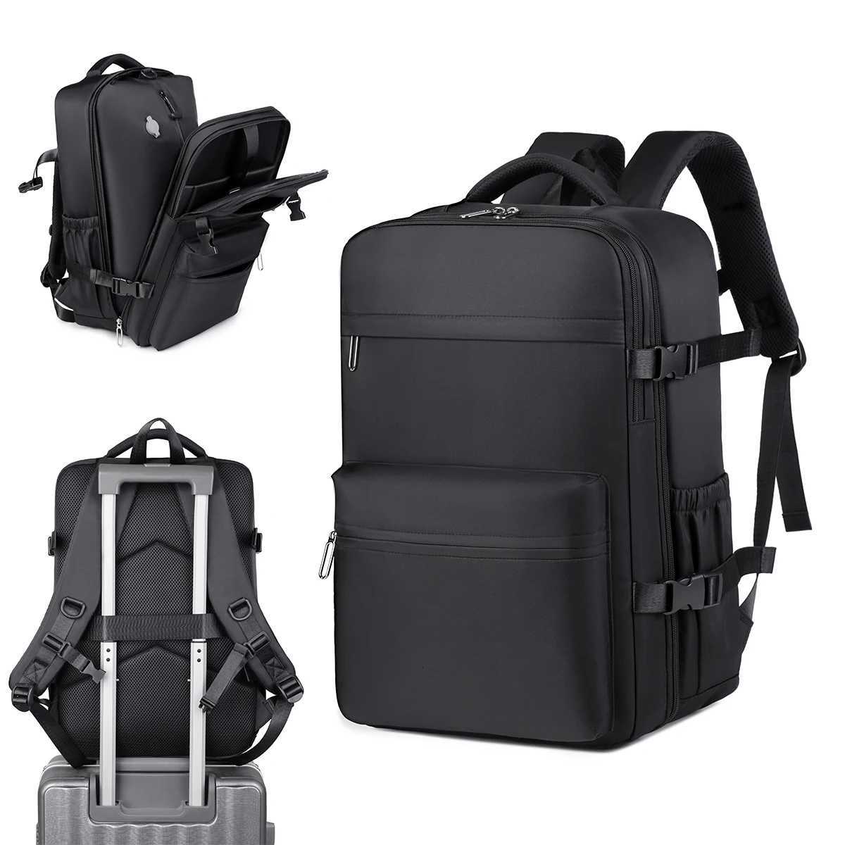 Shengliwei Backpack Mens New Business Casual Backpack Travel Laptop Bag Large Capacity WomenM251222
