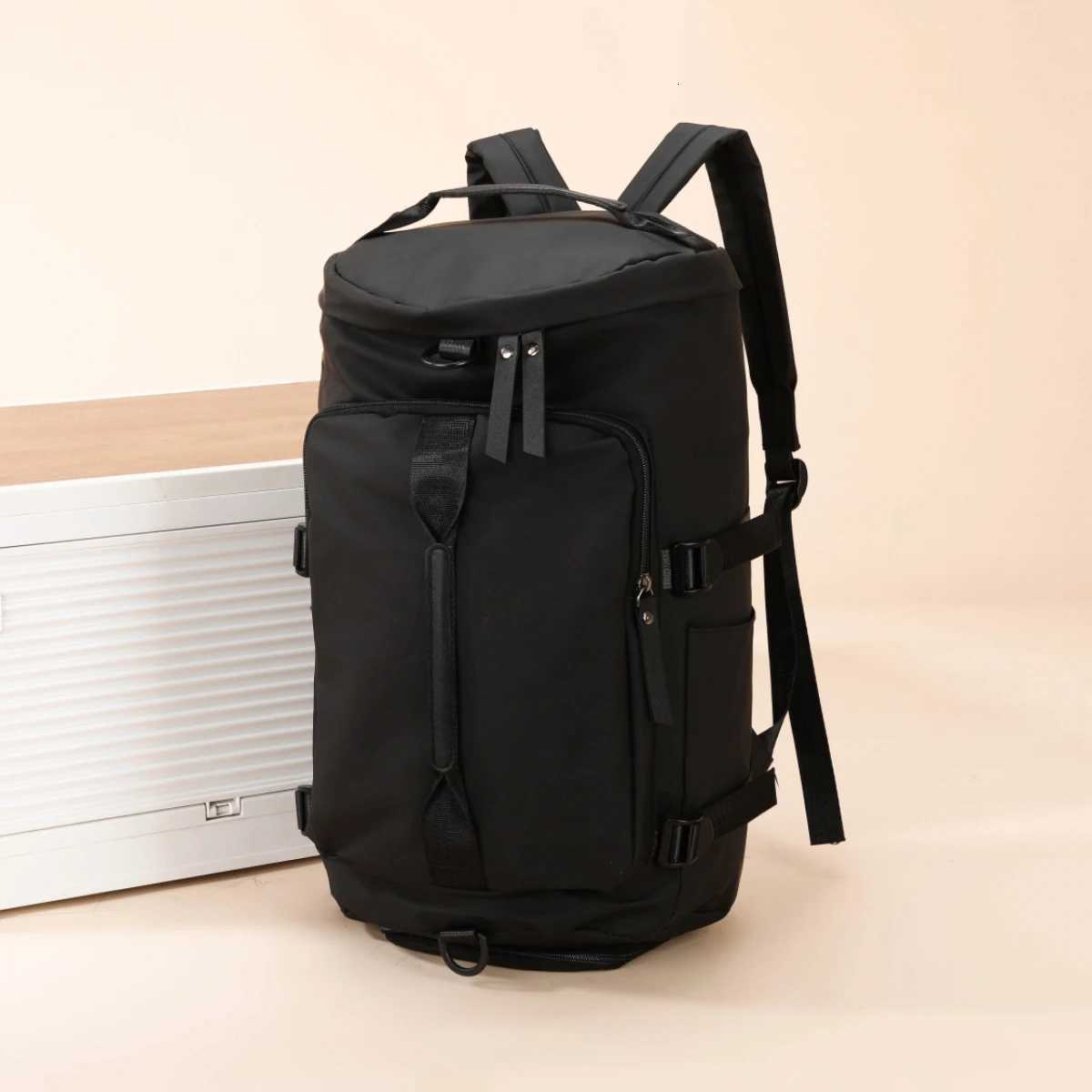 ens Shoulder Bag Multifunctional Business Travel Bag Casual Backpack Rucksack Hiking Bag School Bag Luggage Bag Can Be Carried by Hand or Worn Cross-B