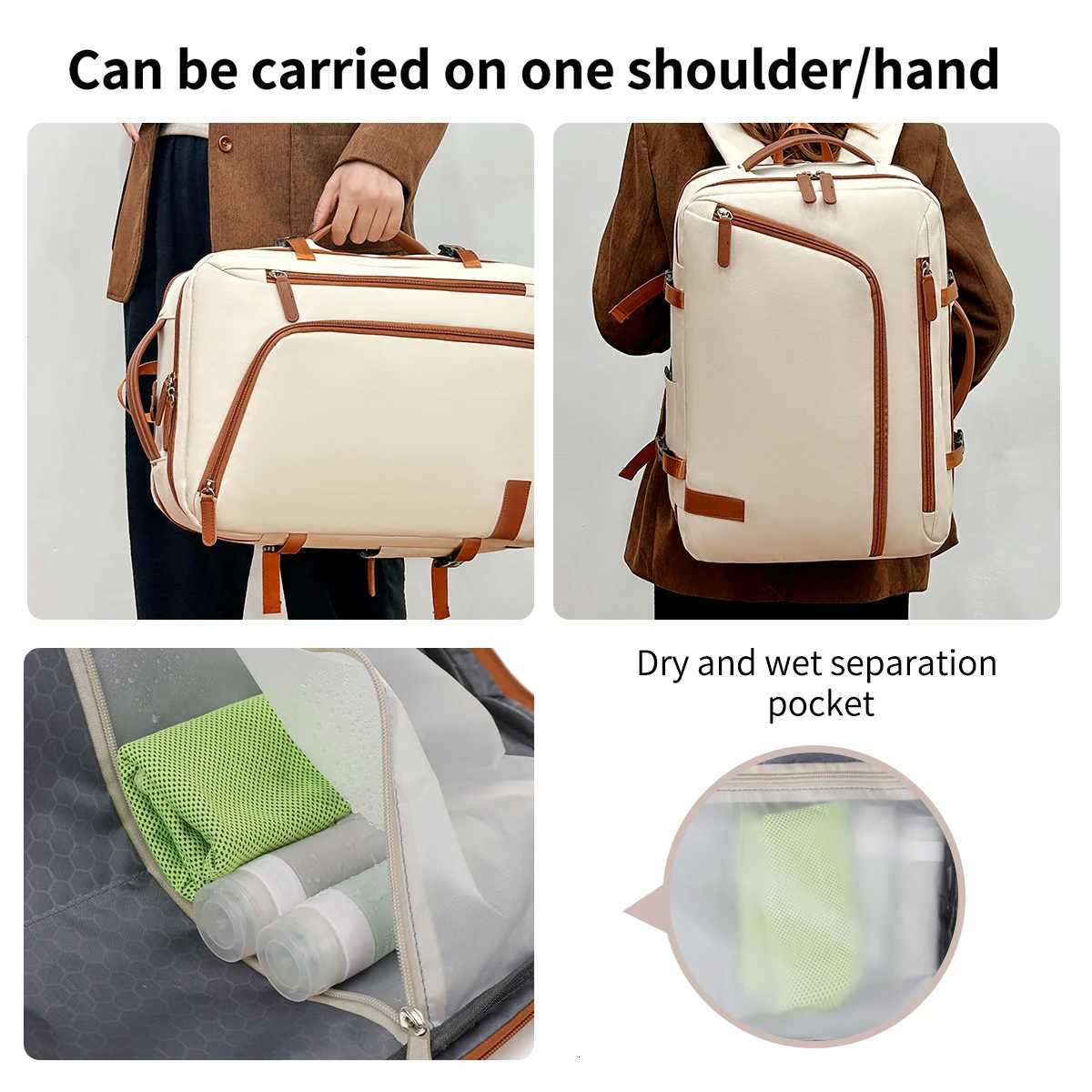 Backpack Unisex New Simple Business Computer Backpack Outdoor Large Capacity Travel Bag Student School Bag sM251222